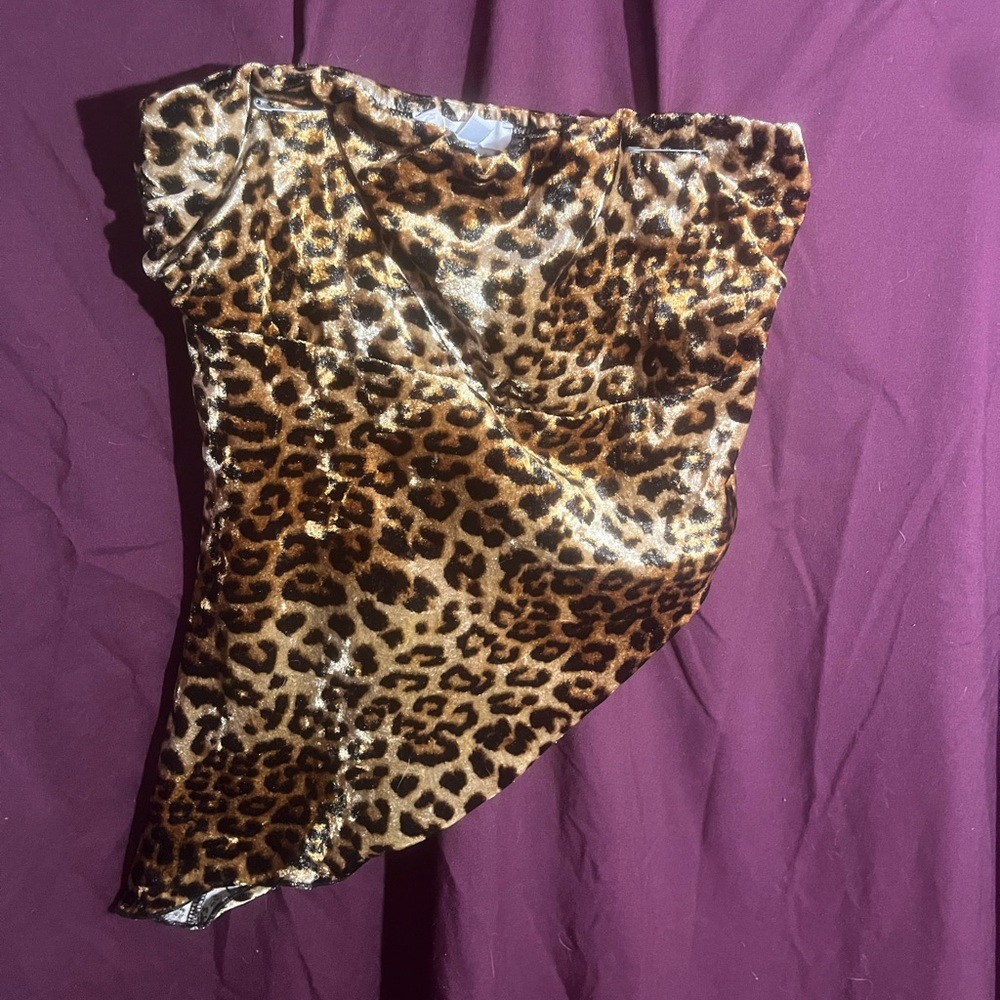 Leopard Print Crop Top
